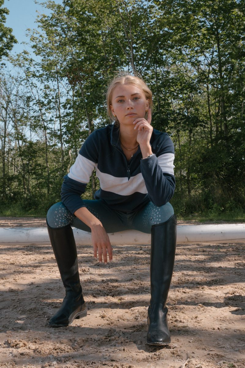 Alix Navy:White, Fleece 2
