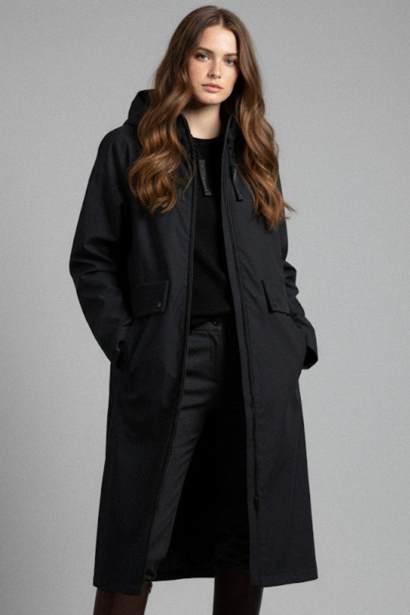 Lova parkas long black