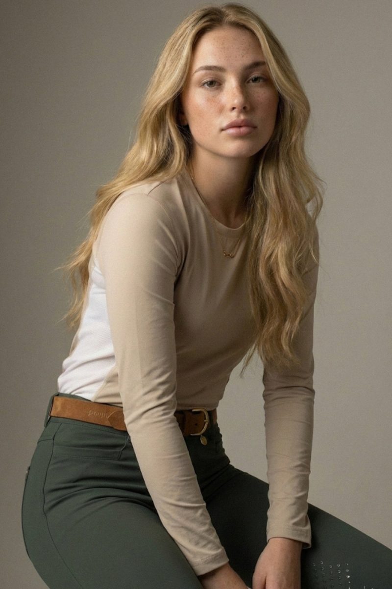 Pomme Luella top Taupe