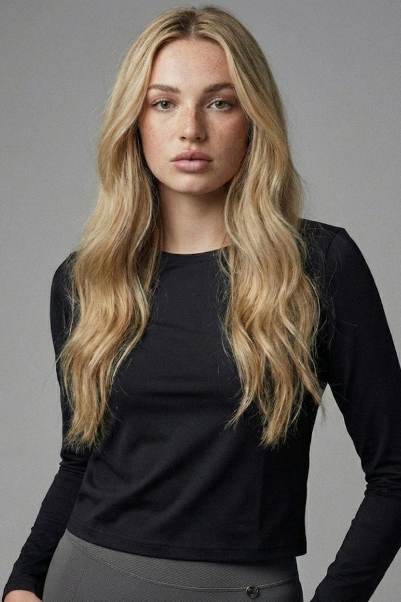 Pomme Luella top black