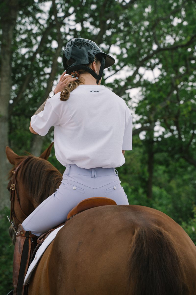 Pomme Saddle Pad Jumping White 1