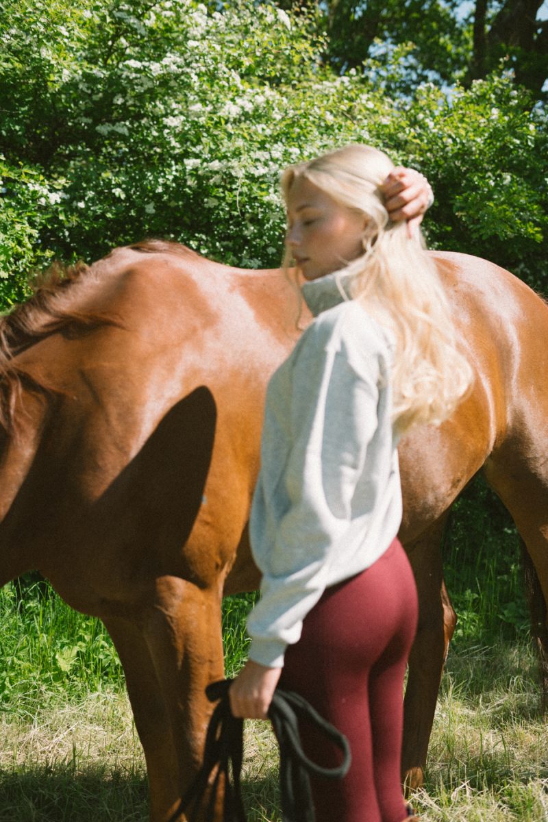 Pomme Wendy Riding Leggings Burgundy 1