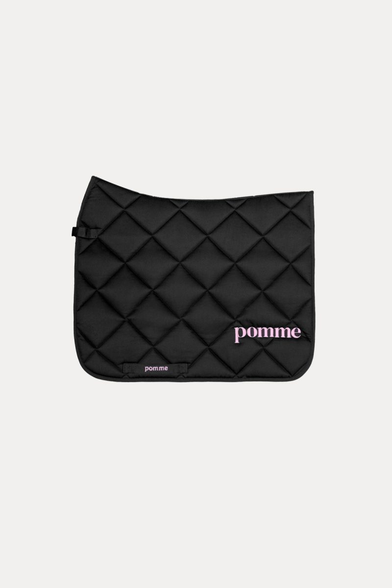 pomme saddle pad dresage black