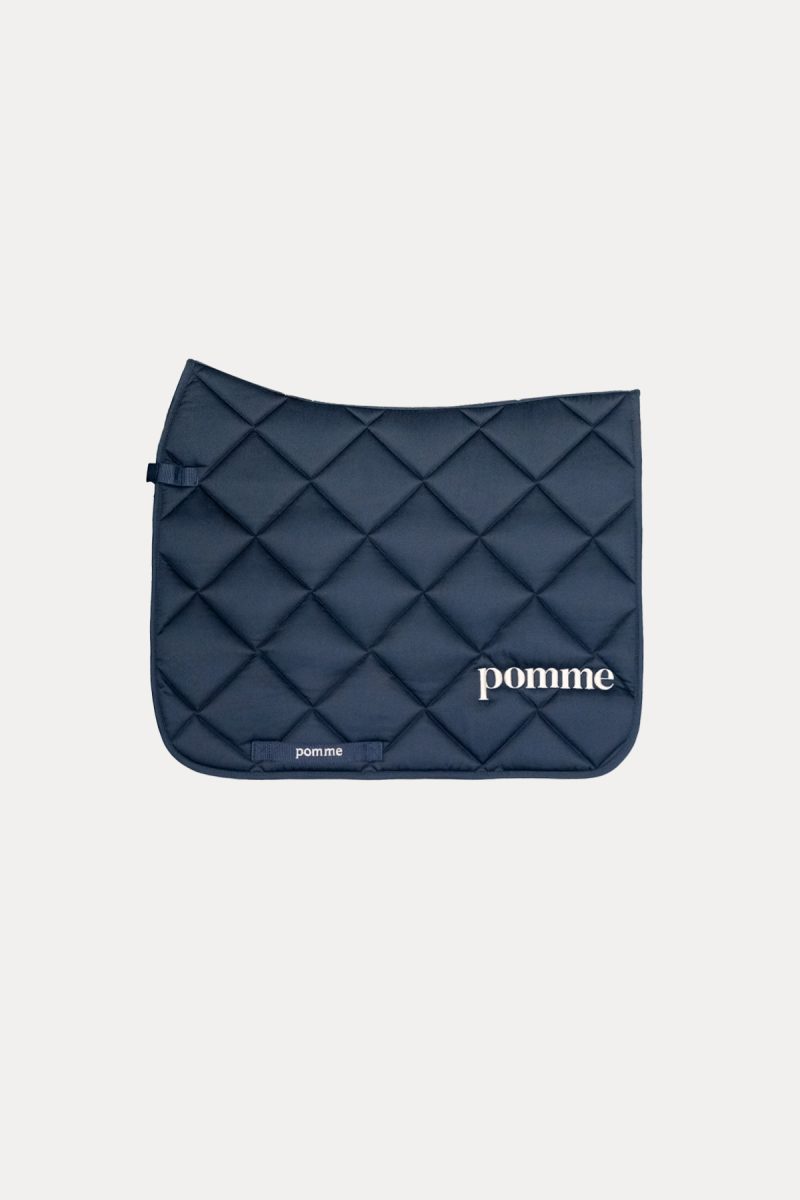 pomme saddle pad dresage navy