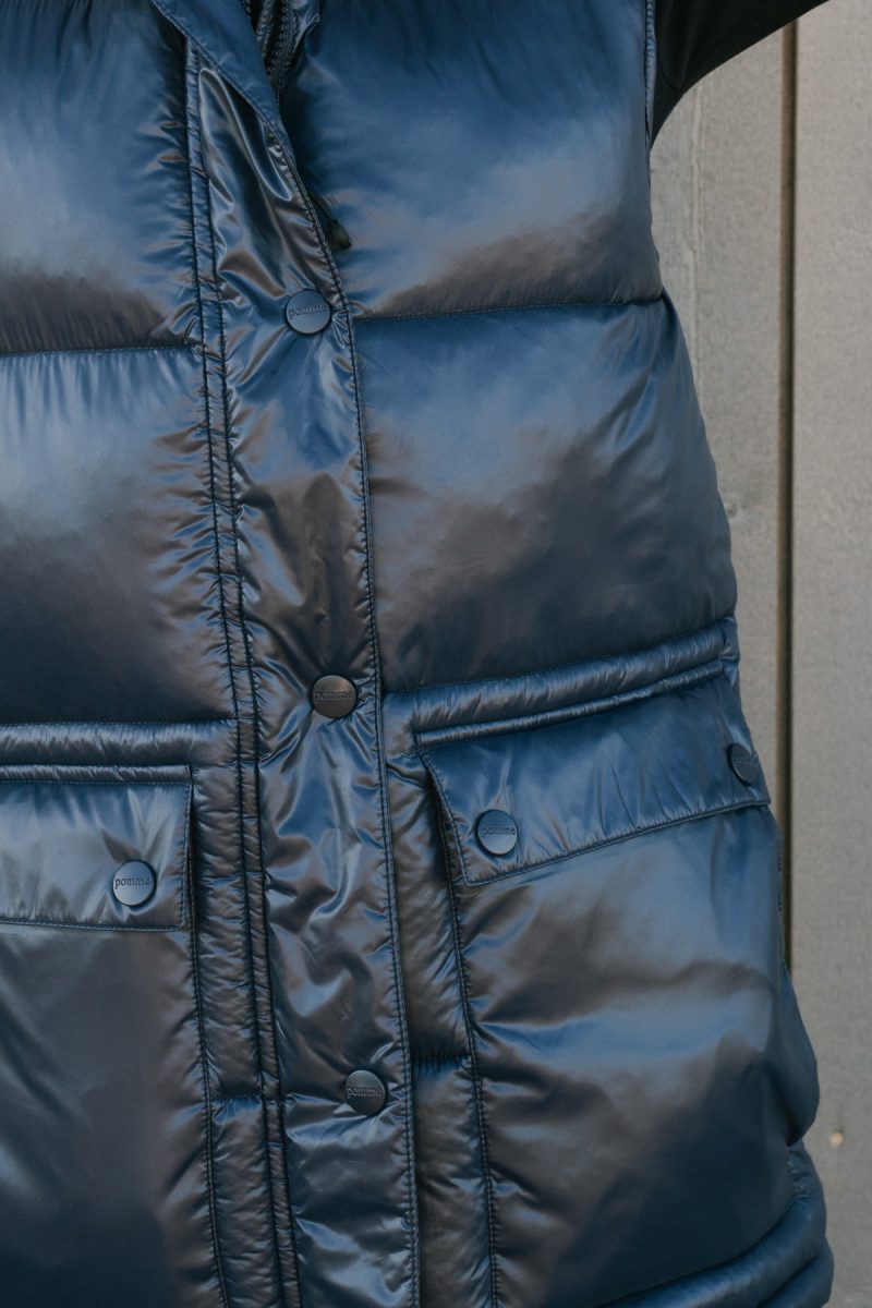 Pomme Kenny Puffer Vest, Midnight Blue-2