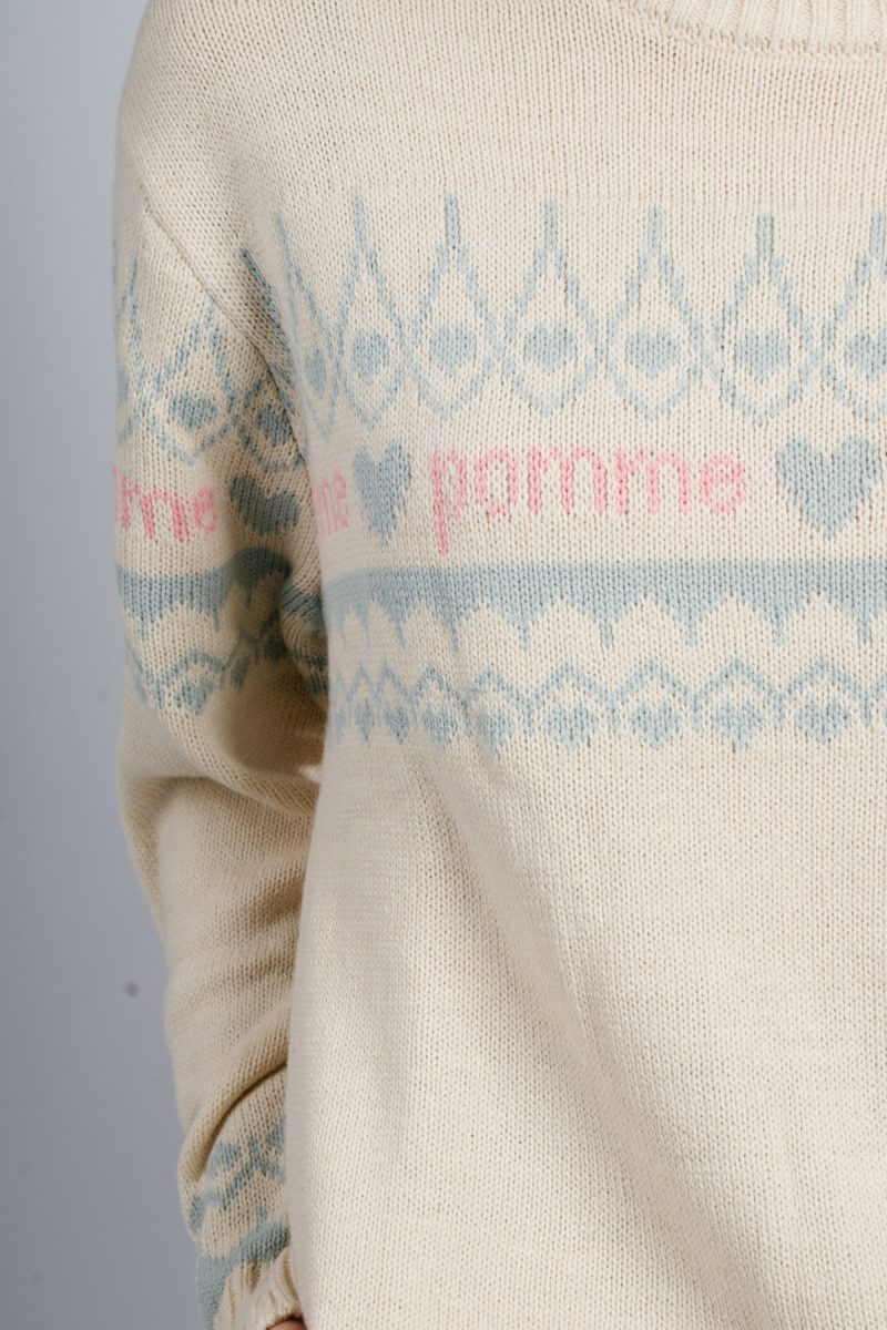 Kiara Knit Sweater, Cremé 3