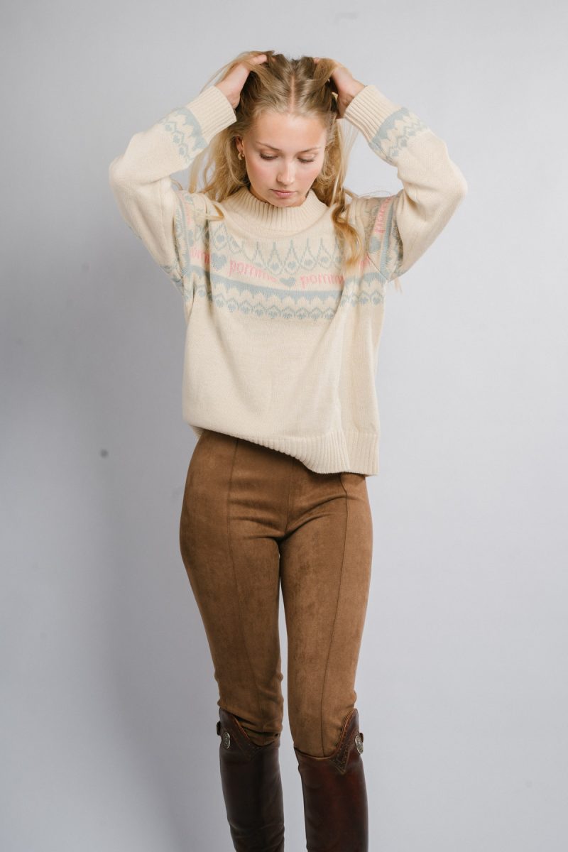 Kiara Knit Sweater, Cremé 5