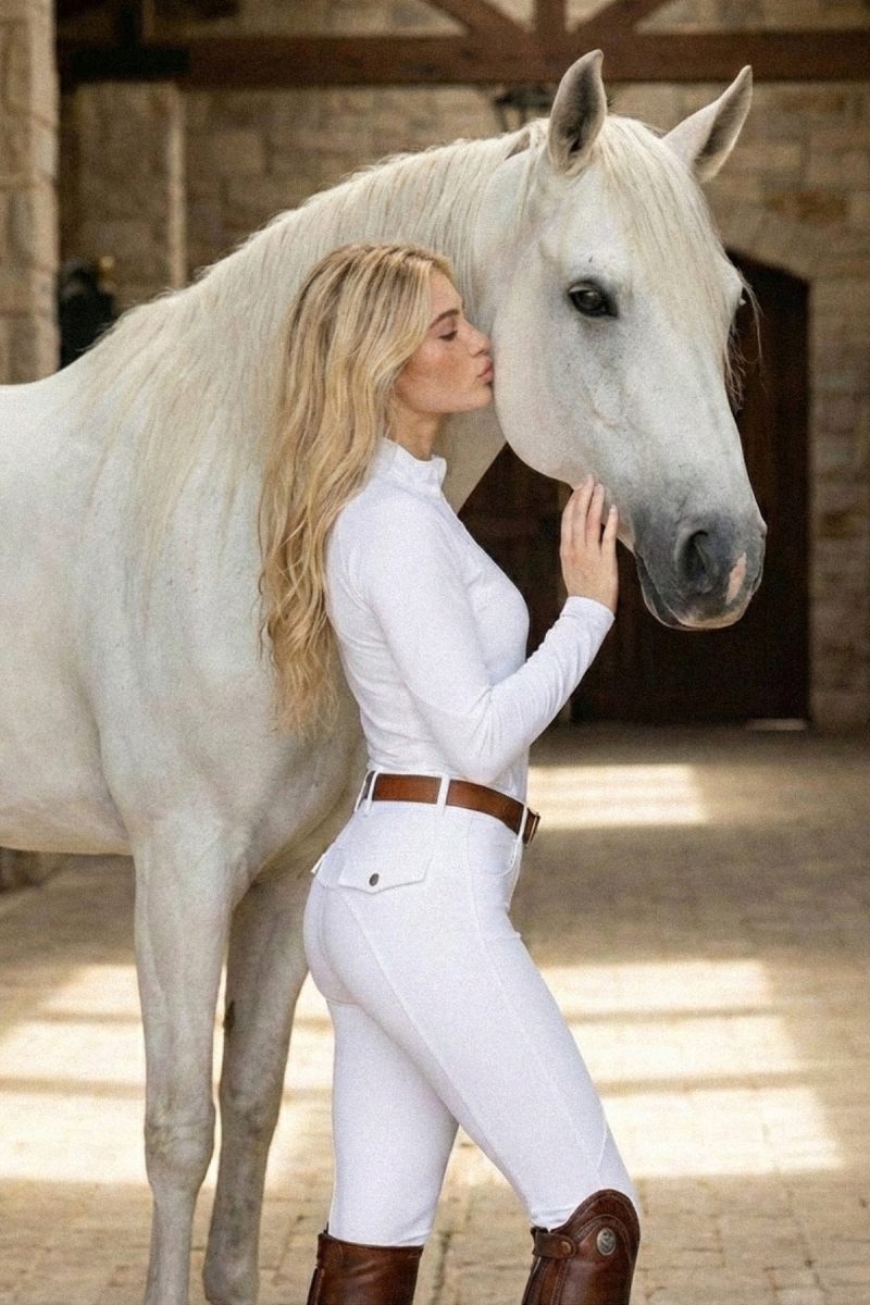 Fay breeches white