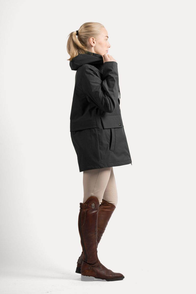 Pomme-Lova-Parkas-Short-Jacket,-Black-3