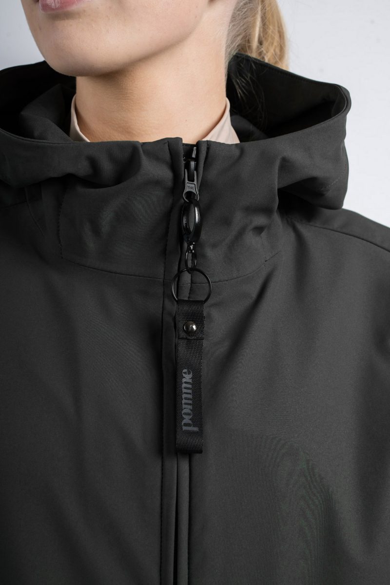 Pomme-Lova-Parkas-Short-Jacket,-Black-5