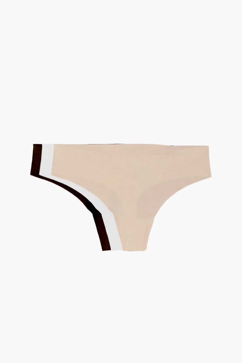 Pomme-Invisible-Thong-3-pack,-Black-White-Sand