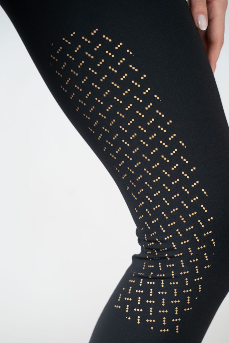 Pomme Millie Black Bling, Riding Leggings1