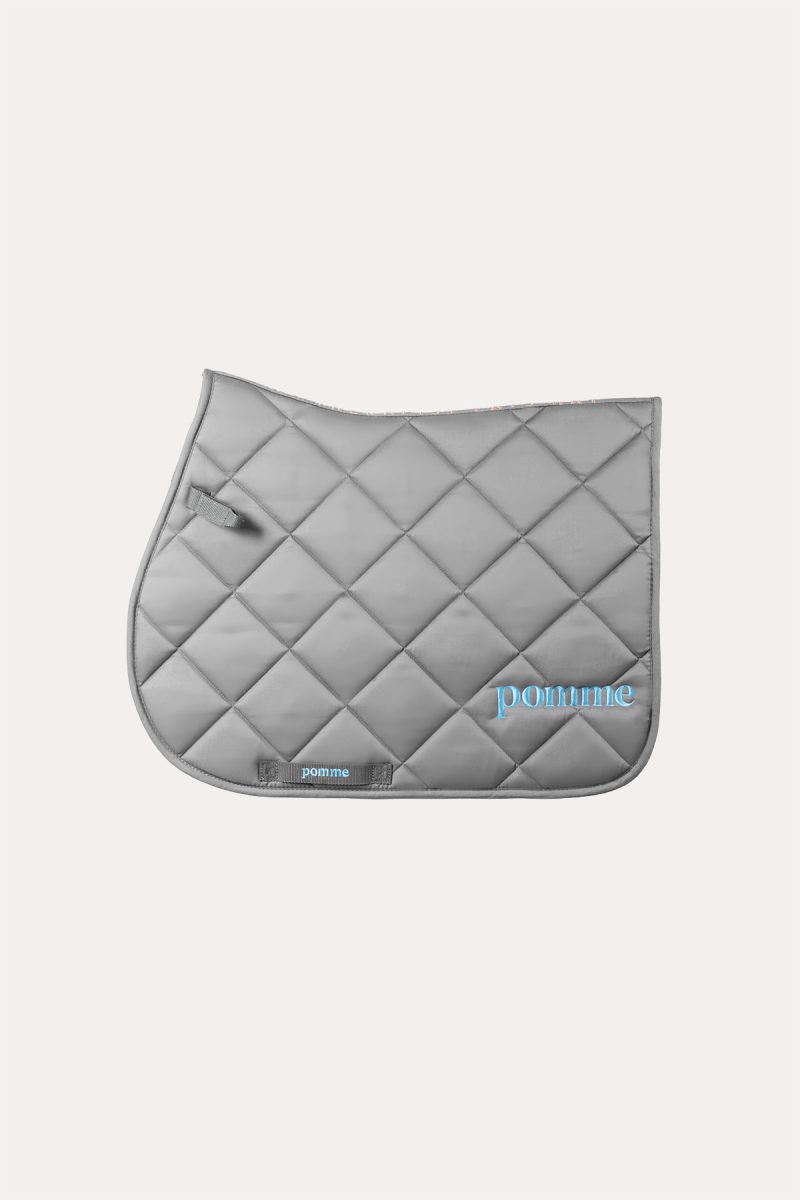 Pomme Saddle Pad Jump, Grey:Blue