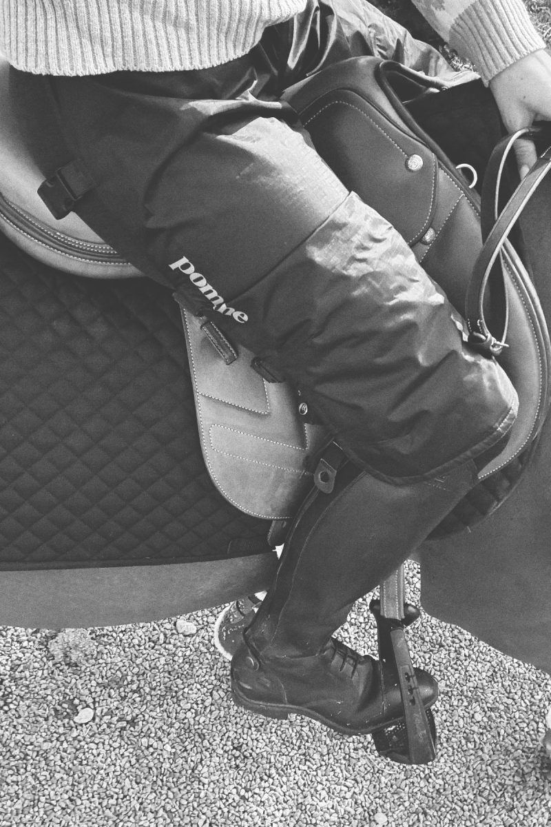 Rainy chaps black