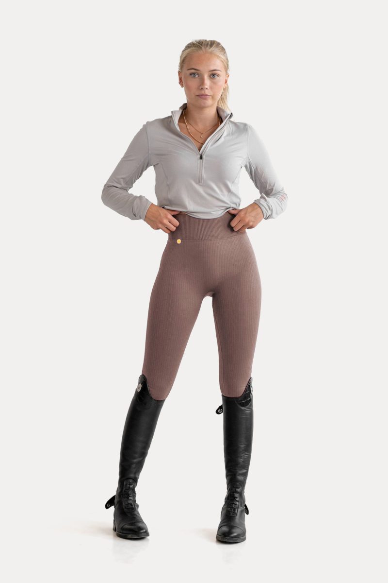 Wendy Riding Leggings, Deep Taupé