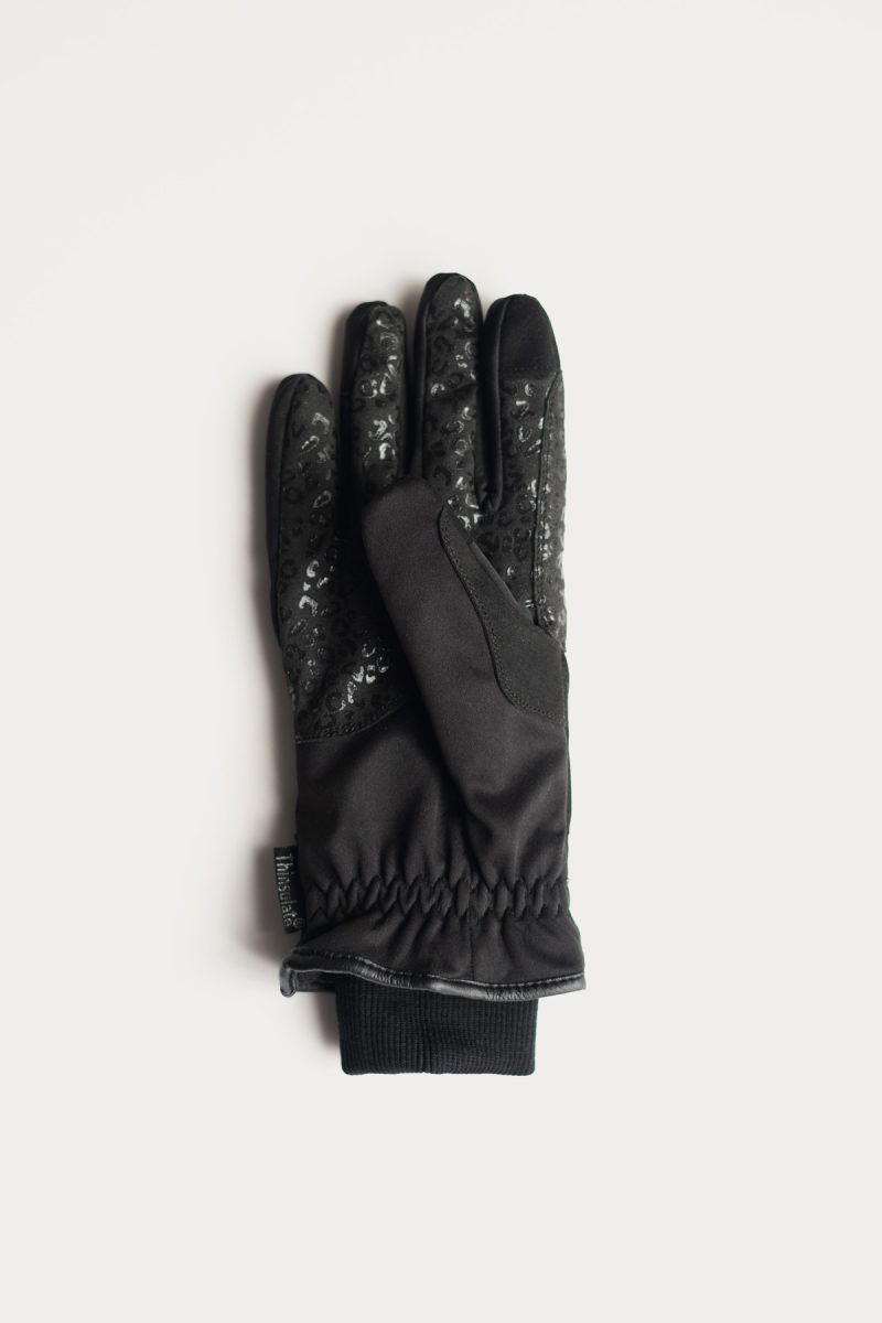 Iris Heated Riding Gloves, Black2