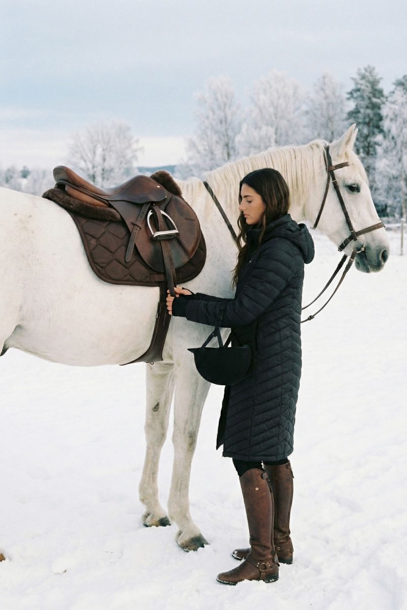 Amiko-Saddle-Pad-Jumping-All-In-One-Wool-W-Fur,-Brown-Brown-3