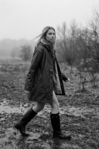 Jennie Lined Rain Coat, Deep Forest