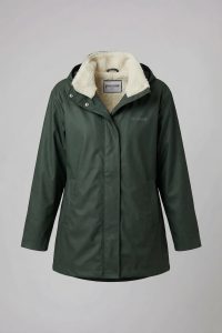 Jennie Lined Rain Coat, Deep Forest