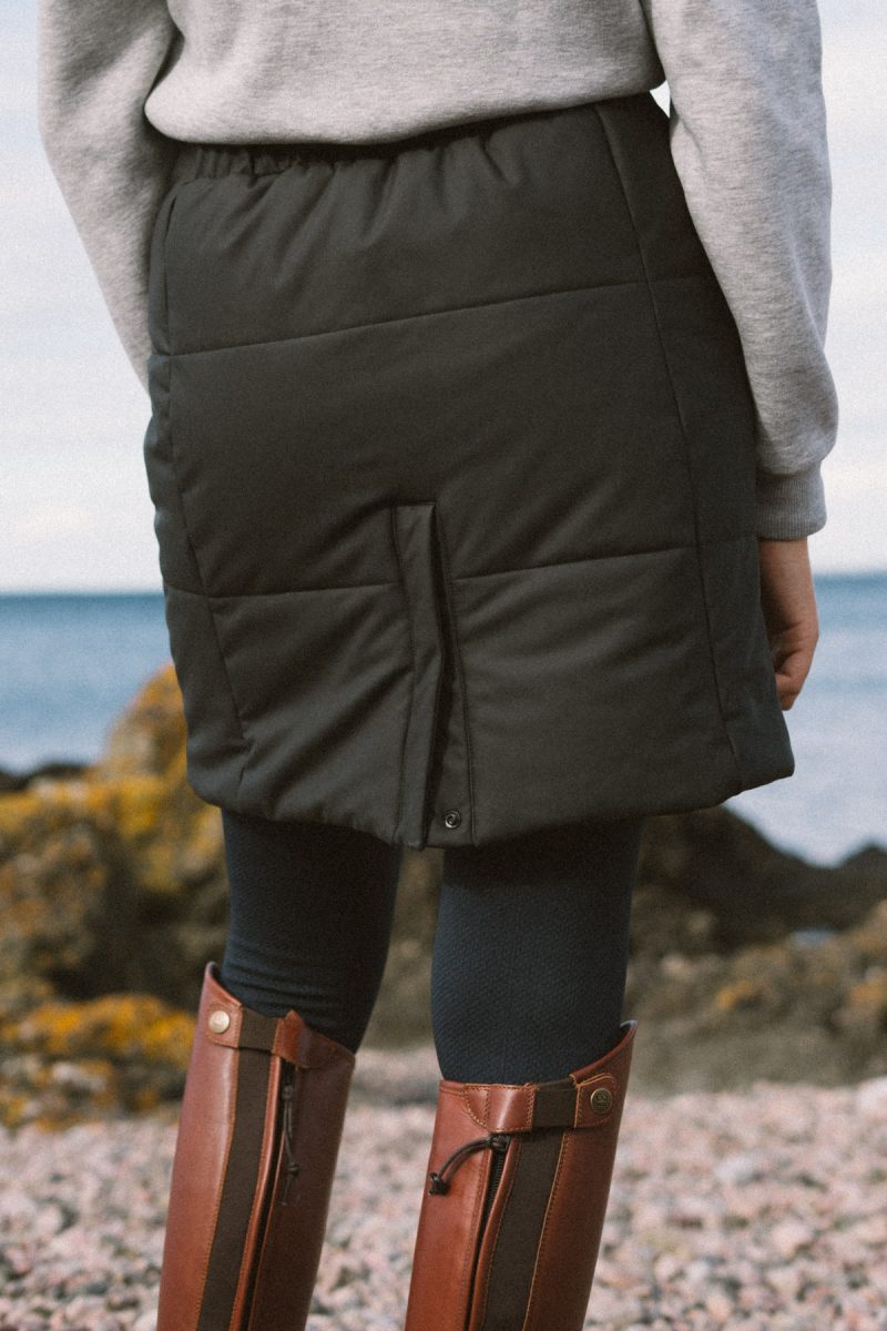 Pomme Poppy Thermal Skirt, Black 2