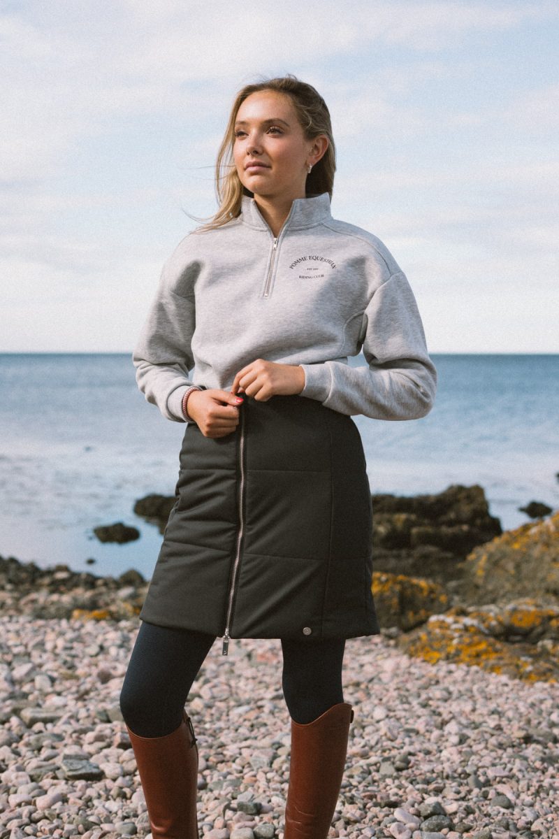 Pomme Poppy Thermal Skirt, Black 3