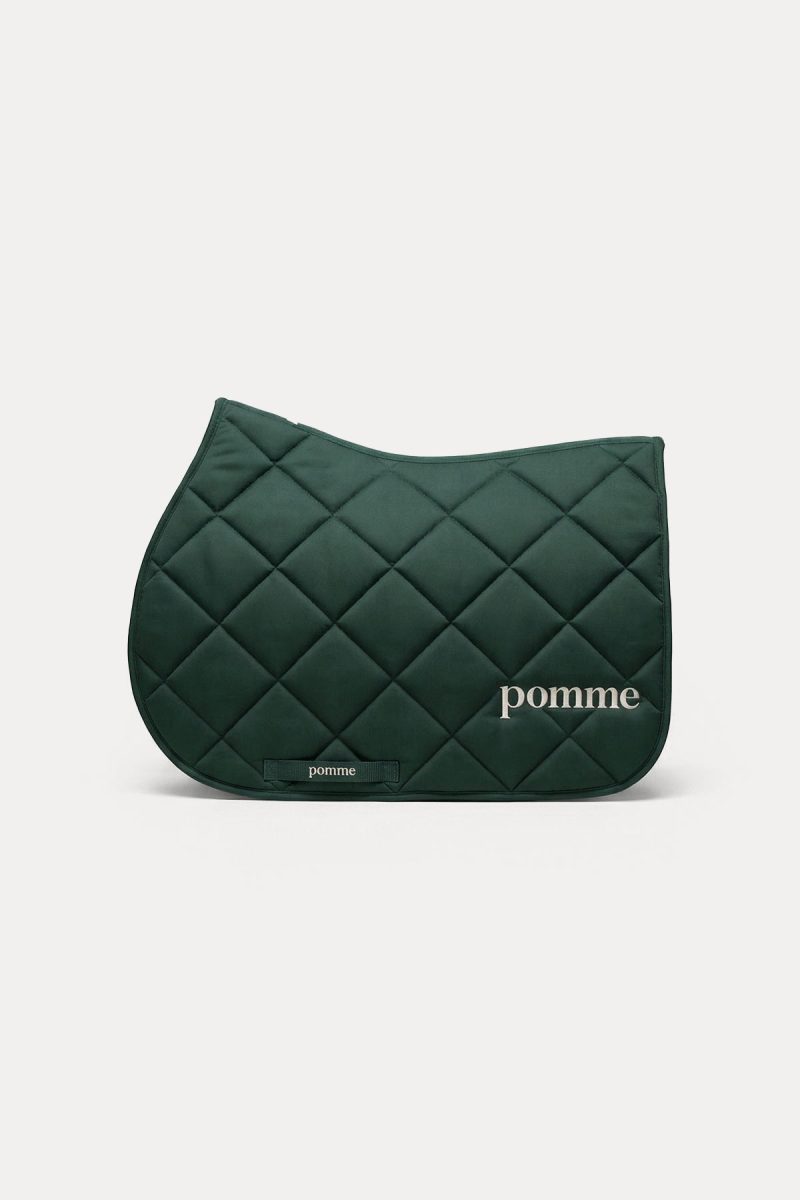 Pomme-Saddle-Pad-Jumping,-Dark-Green