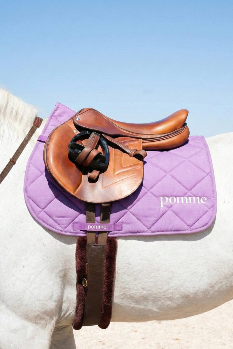 Pomme Saddle pad purple:pink