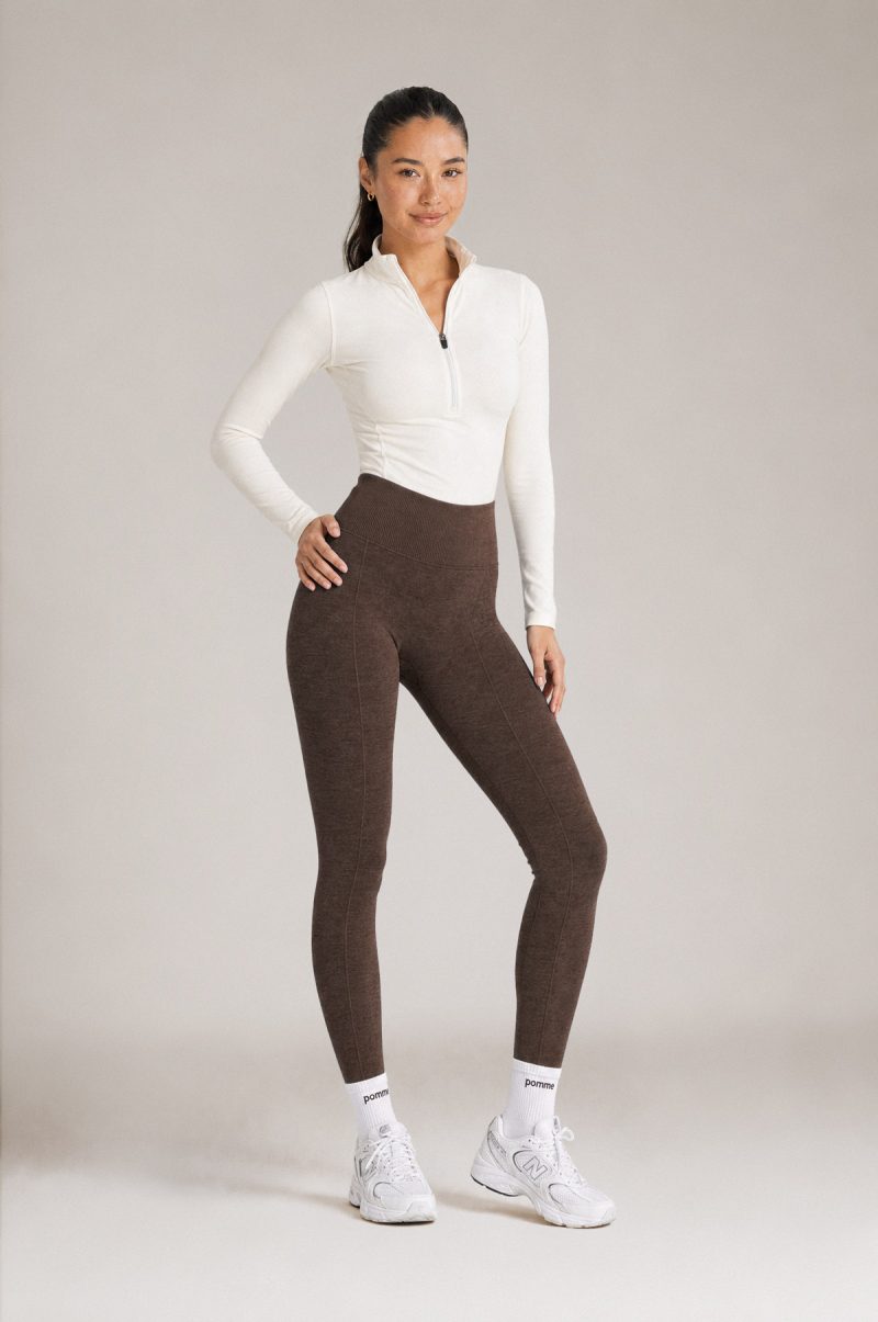 Sage Riding Leggings, Chocolate